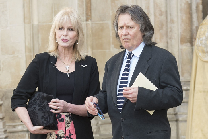 Joanna Lumley and Stephen Barlow