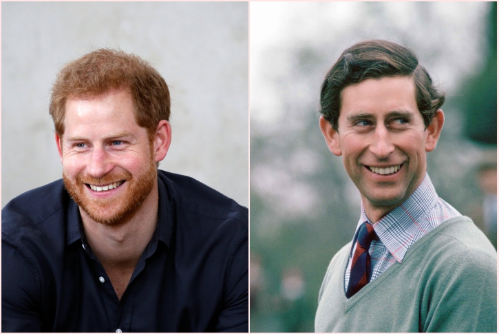 Prince harry and prince charles